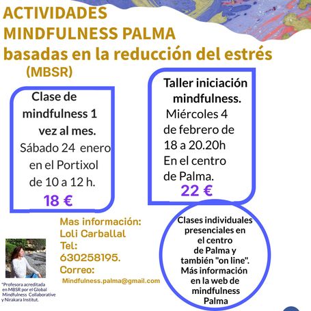 ACTIVIDADES MINDFULNESS PALMA